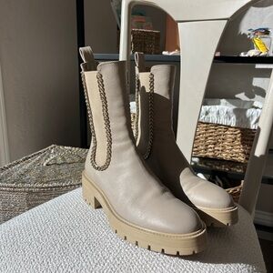 Aquazzura Mason Boots with Chain Detail